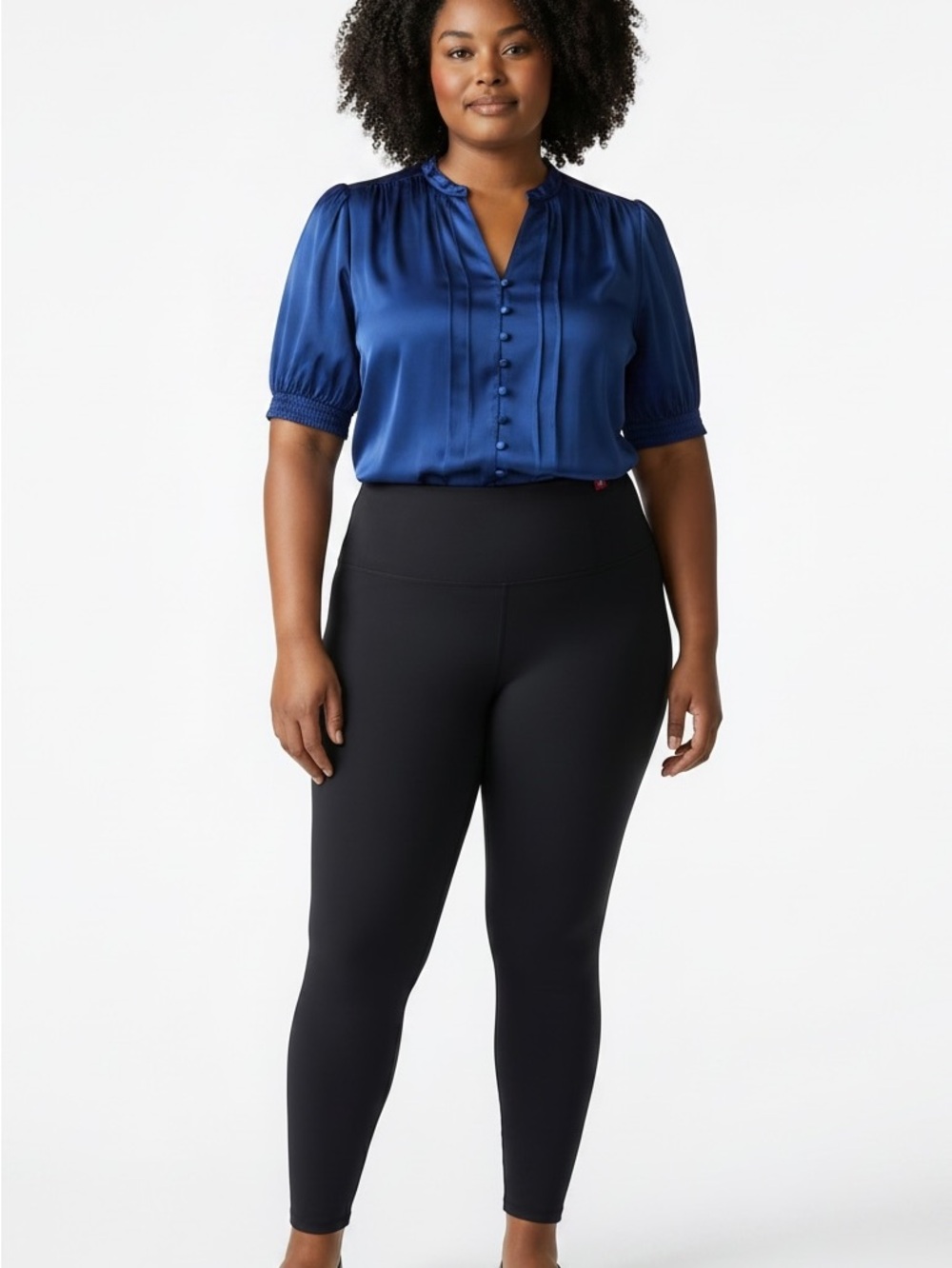 SPANX High-Waist Ponte Leggings in Black